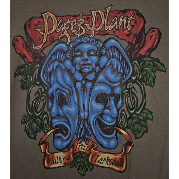 Jimmy Page robert Plant 1998 Led zeppelin Vintage Band T-Shirt - Picture 3 of 5